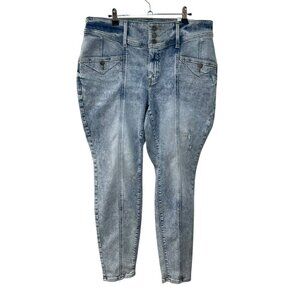 NEW LANE BRYANT High Rise Jegging Jeans Signature Fit Flex Magic Waistband Sz 18